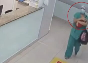 Una enfermera se intentó llevar a una recién nacida en un bolso en Brasil