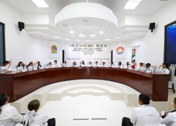 Realizan “IX Cabildo Infantil por un Día 2026” en el Ayuntamiento de Benito Juárez