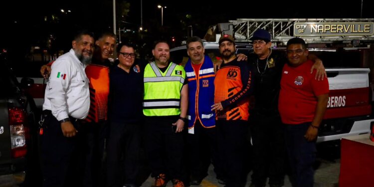 Heroico Cuerpo de Bomberos del Ayuntamiento de Benito Juárez partió rumbo a Venezuela