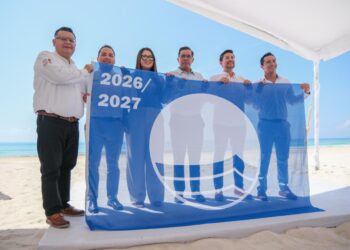 Cancún reafirma su liderazgo como punto turístico sustentable al obtener 53 distintivos Blue Flag para la temporada 2026-2027