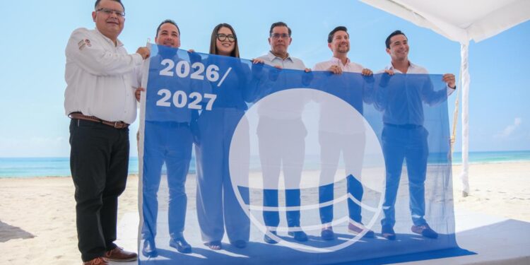 Cancún reafirma su liderazgo como punto turístico sustentable al obtener 53 distintivos Blue Flag para la temporada 2026-2027