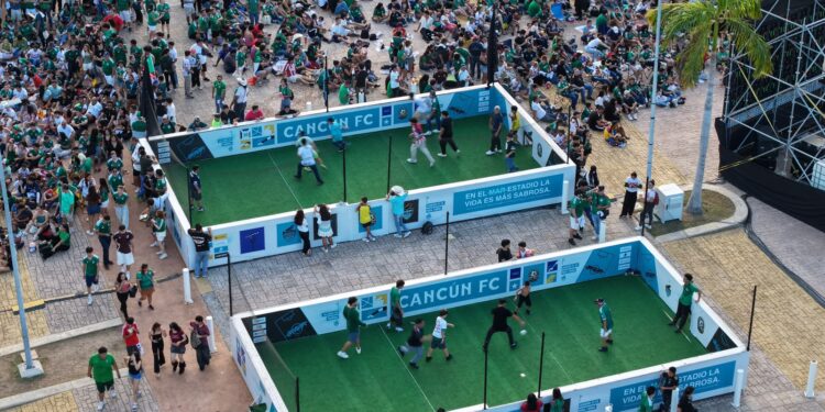 Cierra con éxito el Cancún Fut Fest en Malecón Tajamar