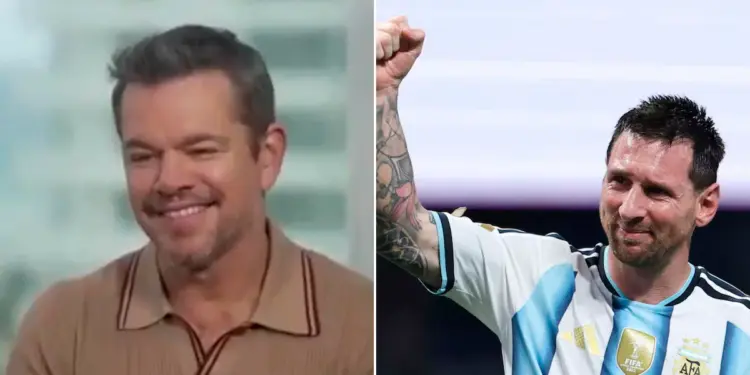 Matt Damon y su admiración por Lionel Messi en pleno Mundial