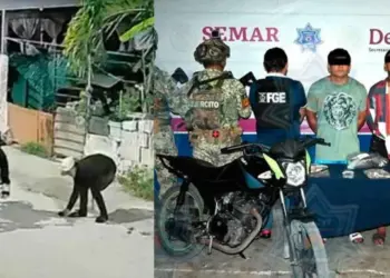 Caen dos sospechosos del violento asalto captado en Cancún