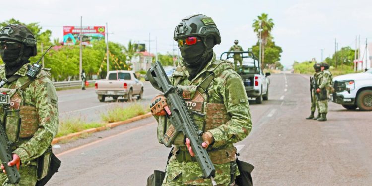 Suman 2,600 militares enviados a Sinaloa en 2026