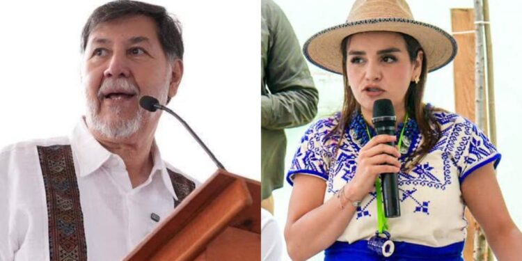 Sancionan nuevamente a Fernández Noroña por violencia política de género contra Grecia Quiroz