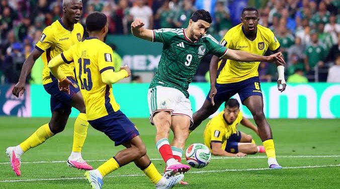 México celebra el pase a Octavos de Final tras vencer a Ecuador