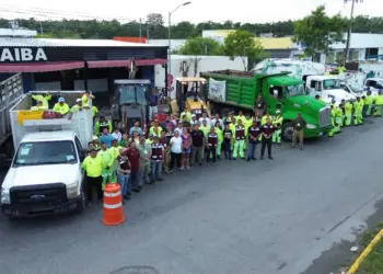 Con mega brigada de limpieza, Ayuntamiento de BJ atiende Paseos del Mar