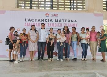 Promueve DIF Benito Juárez la lactancia materna