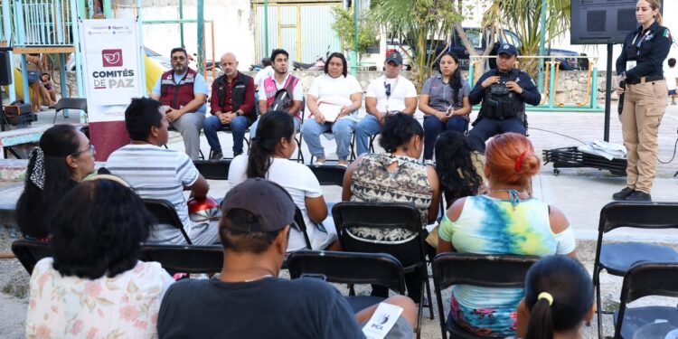 Más de 340 Comités de Paz creados en Benito Juárez