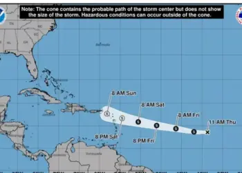 Nace la tormenta tropical Dolly en el océano Atlántico