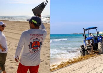 Ayuntamiento de BJ mantiene limpieza permanente para conservar las playas de Cancun