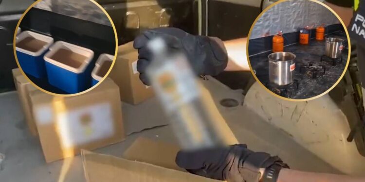 Desmantelan en España una celula del CJNG y decomisan 2 5 toneladas de metanfetamina ocultas en aroma de vainilla