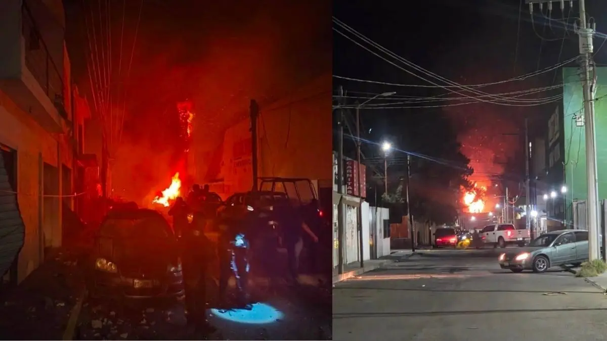 Explosion en Ojocaliente afecta vehiculos y edificios