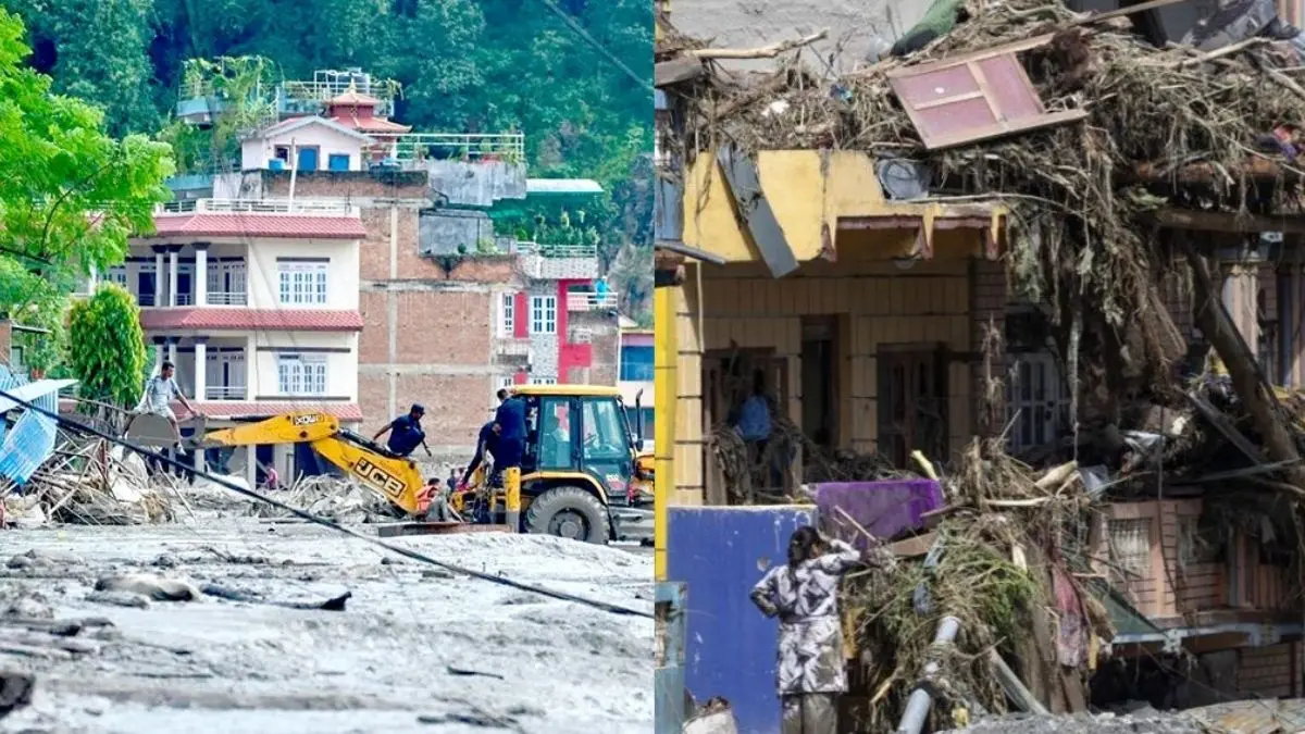 Que provoco la riada en Nepal