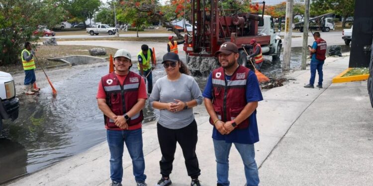 Realiza gobierno de BJ mantenimiento pluvial ante temporada de lluvias