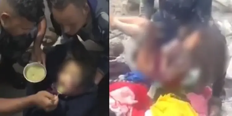 Rescatan con vida a niña de 6 años tras permanecer casi 60 horas atrapada por una riada en Nepal