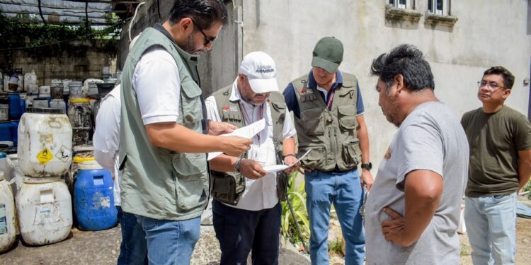 El secretario general del Ayuntamiento, Pablo Gutiérrez Fernández, acompañó la inspección operativa realizada por la Dirección General de Ecología