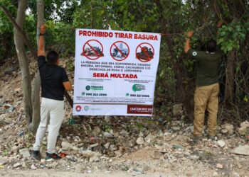 Realizan jornada integral de limpieza en espacios públicos y clausuró un basurero clandestino en la SM 104 de Cancún