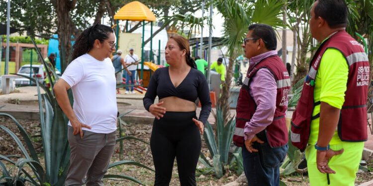 Ayuntamiento de Benito Juárez atienden las supermanzanas 228, 218 y 100 de Cancún