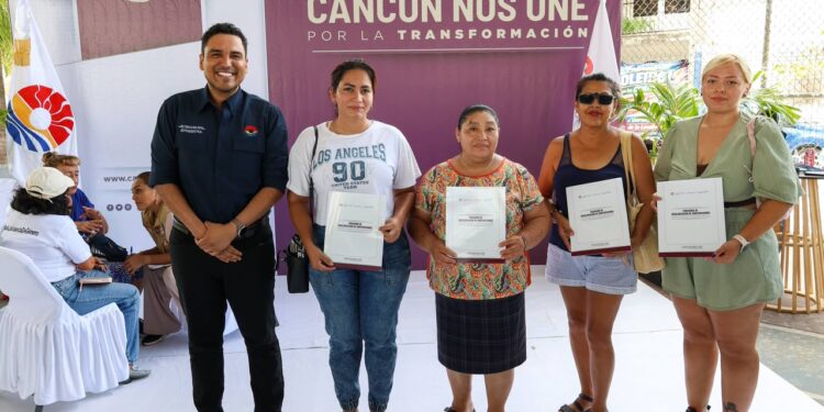 Realizan jornada “Día del Pueblo, Cancún nos Une por la Transformación” en la SM 85 de Cancún