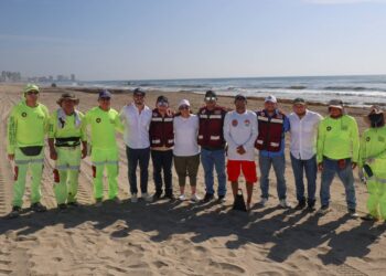 Ayuntamiento de Benito Juárez mantiene de manera continua las labores de limpieza y mantenimiento en las playas públicas de Cancún