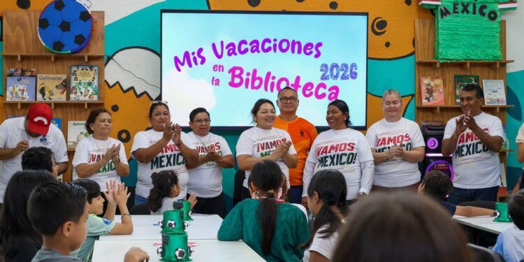 Ayuntamiento de Benito Juárez dio inicio a las actividades del curso de verano “Mis vacaciones en la Biblioteca 2026”