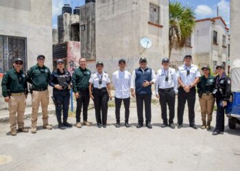 Realizan recorrido por la Supermanzana 259, en Villas Otoch Paraíso