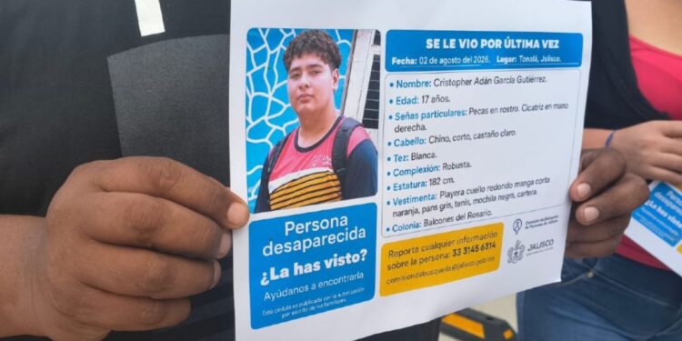 Buscan a Christopher García en Jalisco; desapareció tras aceptar una oferta laboral