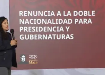Sheinbaum presenta iniciativa para prohibir candidaturas de políticos con doble nacionalidad