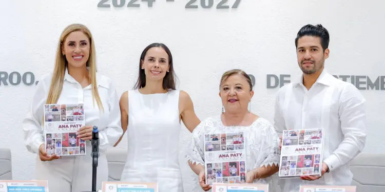 Entrega Ana Paty Peralta Segundo Informe de Gobierno de Benito Juárez a Cabildo