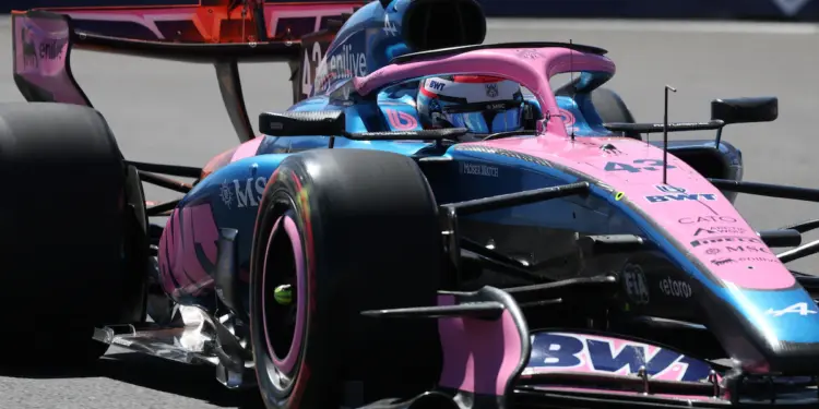 Franco Colapinto en la última práctica del GP de España de F1