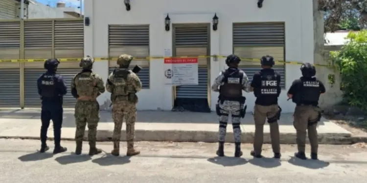 Seis cateos en Quintana Roo dejan cinco detenidos, una granada y droga asegurada