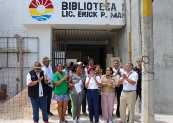 Ana Paty Peralta supervisa avance de la ludoteca Taller de Sueños en la SM 96 de Cancun