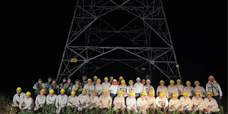 CFE restablece al 100 el servicio electrico en Yucatan Quintana Roo Campeche y Chiapas