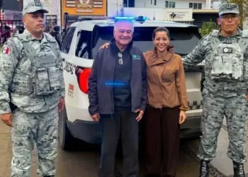 Ernesto Ruffo llega a Ensenada tras mas de 40 horas de traslado desde El Altiplano