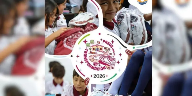 Por tercer año Pasos para la Transformacion apoyara a 117 mil estudiantes de Cancun con tenis gratuitos