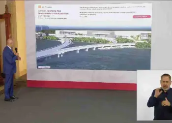 Obras del Distribuidor Vial Kukulcán en Cancún con 57 por ciento de avance