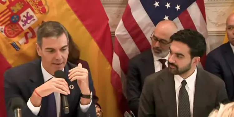 Pedro Sánchez defiende el modelo migratorio en Nueva York