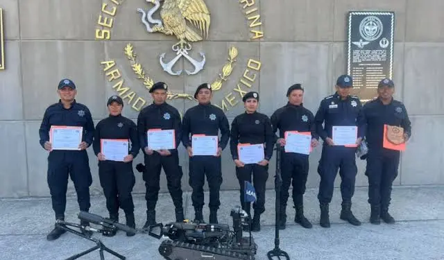 Quintana Roo crea BLONAE, su primer grupo policial contra explosivos, capacitado por la Marina