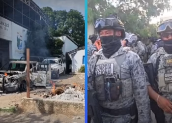 Pobladores retienen a 19 militares y policías en Guerrero