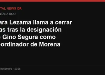 Mara Lezama llama a cerrar filas tras la designación de Gino Segura como coordinador de Morena