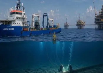 Trabajos de Pemex en plataforma de la Sonda de Campeche tras fuga en ducto submarino