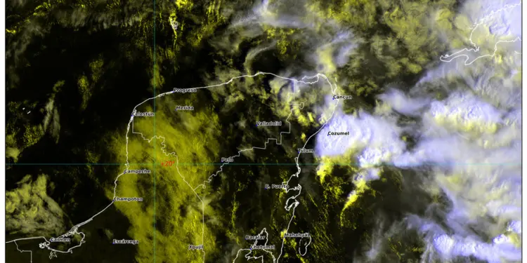 Pronóstico en Quintana Roo: lluvias fuertes y calor este viernes