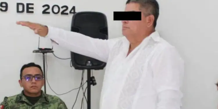Detienen al director de Seguridad Publica de Emiliano Zapata Tabasco