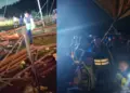 Gradas colapsan en jaripeo de Xochimilco hay 12 personas heridas