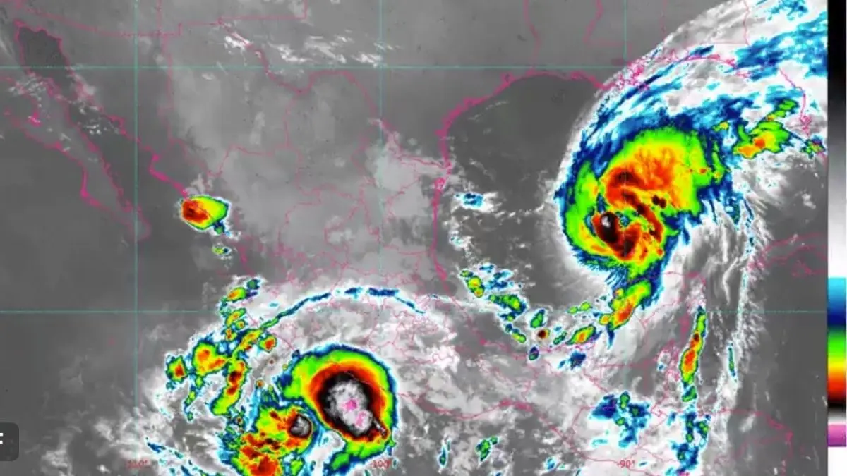 Huracan Isaias y tormenta Simon