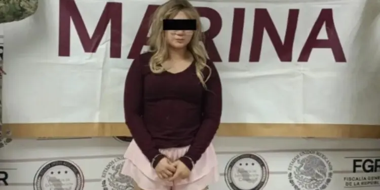 Joven estadounidense presentada por Marina y FGR por presunto tráfico de armas para el Cártel de Sinaloa