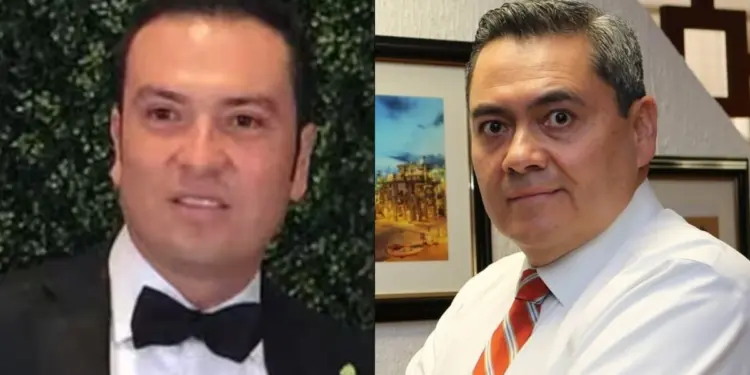 Amílcar Olán y Leonardo Cornejo en capturas de pantalla
