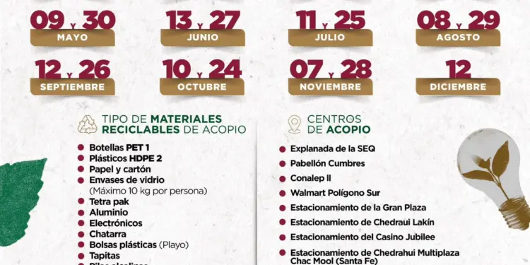 Benito Juarez realizara Reciclaton y limpieza de cenotes en octubre